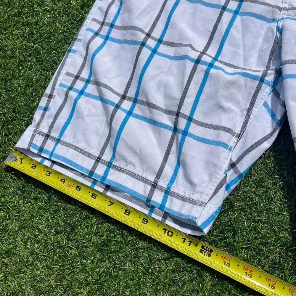 Unbranded Men's White and Blue Shorts